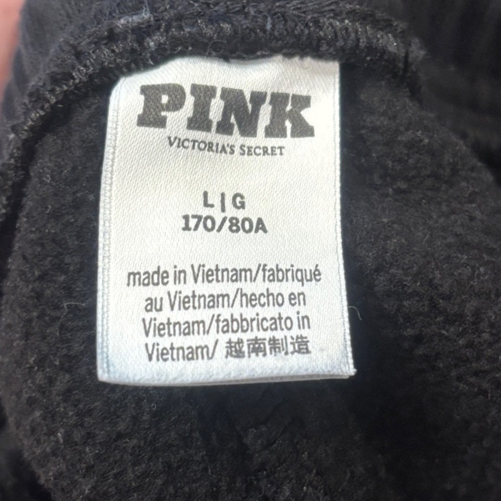 Pink Wellness Club Black Sweatpants - Picture 3 of 3